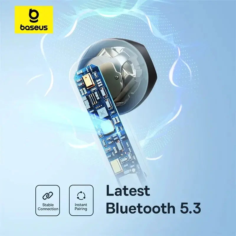 E16 Wireless Earbuds Bluetooth 5.3 30 Hour Battery