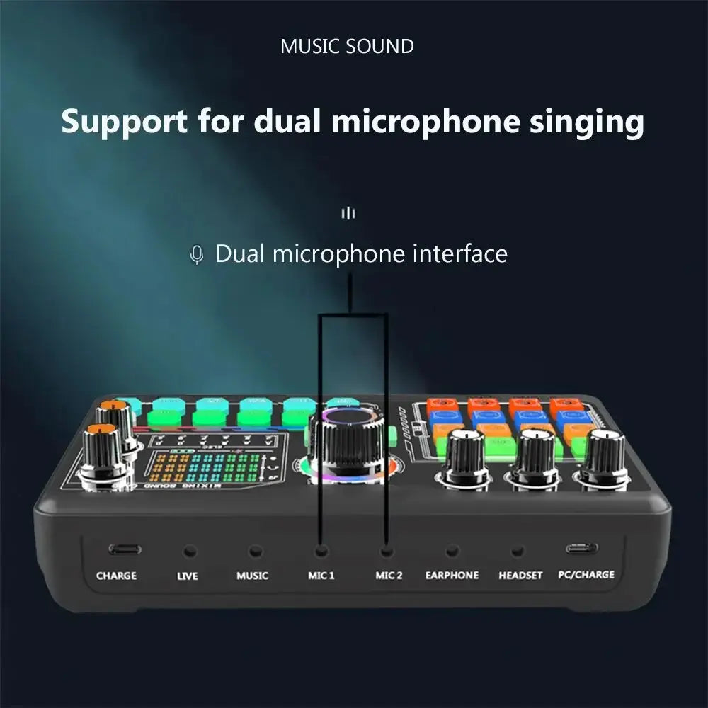 Zealsound Podcast Microphone Sound Card Kit Bundle