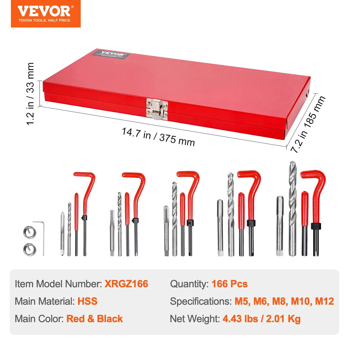 Metric Helicoil Thread Repair Kit — product image 8