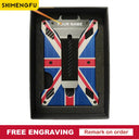 Customize Name Wallet For Men Slim Aluminum RFID Blocking