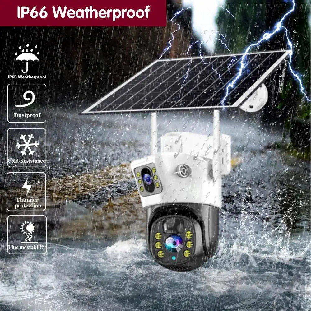 Ultimate Solar CCTV Color Night Vision Security Camera 4K