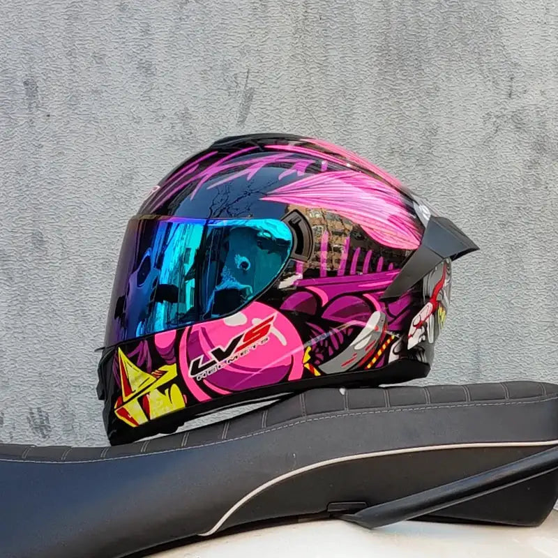 Full Face Double Visor Racing Helmet — product view 3