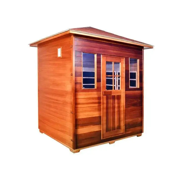 Vintage Outdoor Far Infrared Sauna Cabin Relaxation Oasis