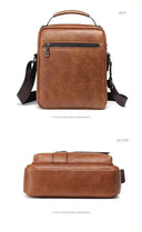 Men's iPad Shoulder Bag in PU Leather
