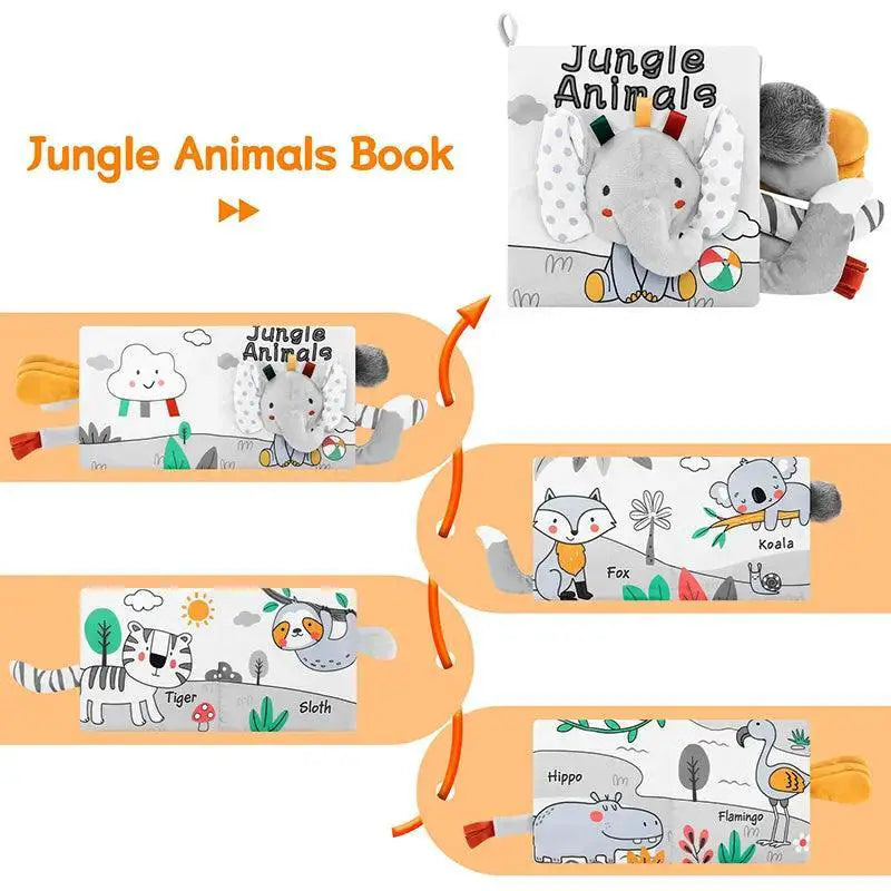 Interactive Sensory Soft Baby Books For Infant Learning Fun
