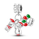 Charm Silver Plated Christmas Winter