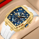 Curren Men Casual Silicone Watch