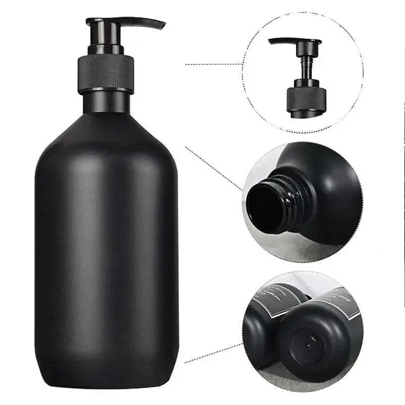 Matte Black Soap Dispenser Set Elevate Your Space Style