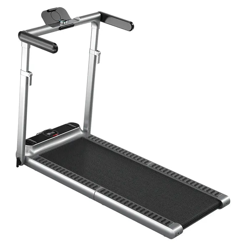 Portable Home Use Walkingpad Machine Electric Motor Treadmill 120kg Max User Weight Foldable ABS LCD LED Display Wireless Heart