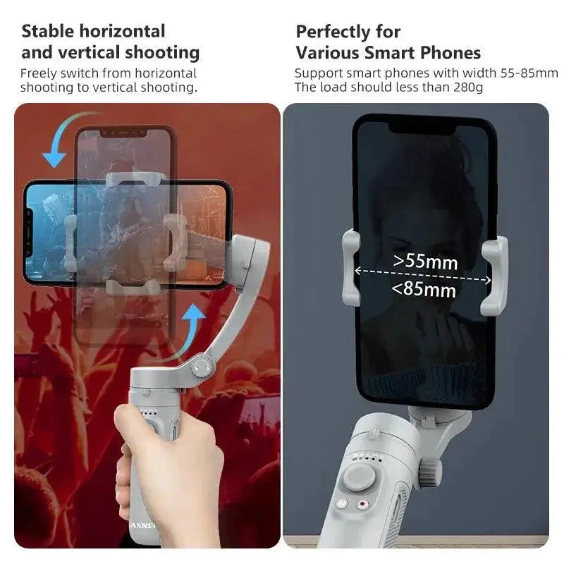 Smartphone Gimbal Stabilizer Three Axis Anti Shake Tool