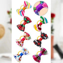 Durable Dog Bows for Christmas Grooming