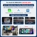 8.9 Inch and 12.3 Inch Audi A5 Car Multimedia Screen 2008-2016 Wireless CarPlay