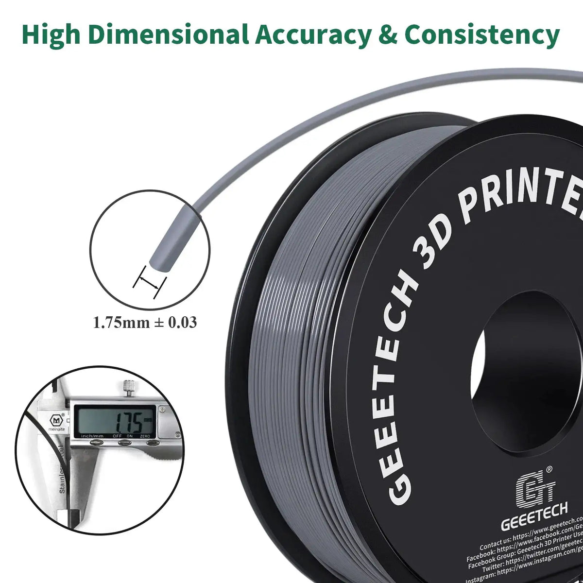Geeetech Abs Filament - Precision Prints — product view 4