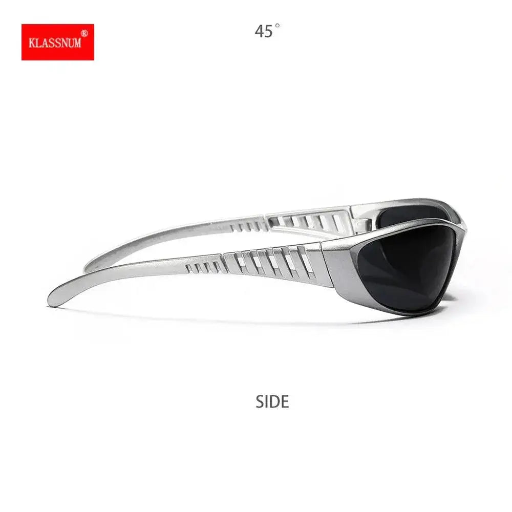 Trendy Y2K Silver Hollowed Out Sunglasses For Men And Women