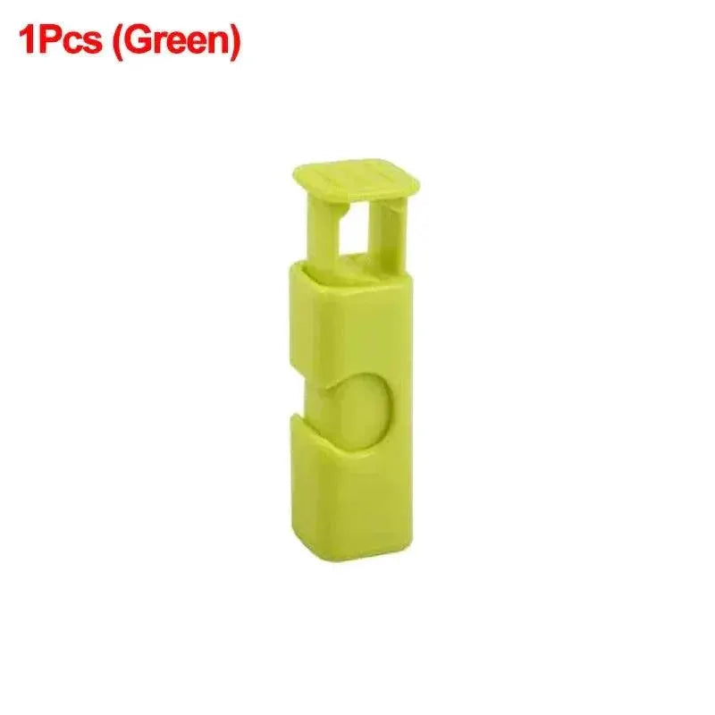 Keeps Foods Fresh Kitchen Clips for Bags — 5Pcs (Green)