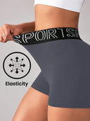 Feel Great In High Waist Yoga Shorts