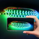 Ultra Narrow 2.7mm WS2812B LED Strip 160 LEDs Per Meter RGBIC Dreamcolor Glow