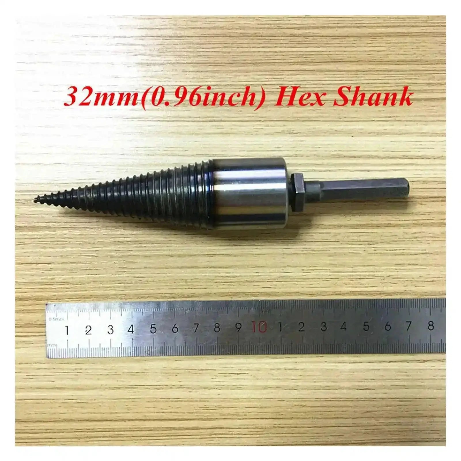 32mm 42mm Firewood Log Splitter Drill Bit Anti Skid Twist