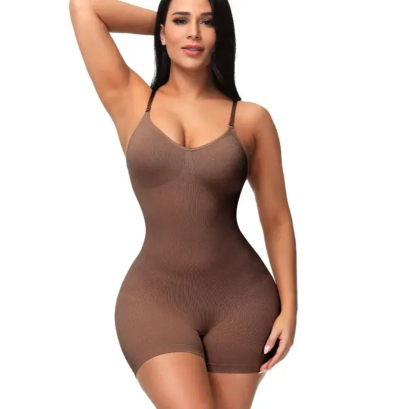 Seamless Open Crotch Shapewear Bodysuit By Guudia Comfort
