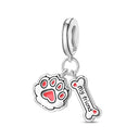 Sterling Silver Charm Beads Mask