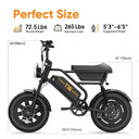 Urlife T16 Fat Tire Electric Bike 750W