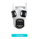 Smart Three Lens Outdoor Camera for Smarter Living