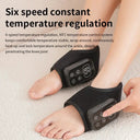 Electric Foot & Hand Massager with Vibration Warm Hot Compress for Ankle Knee Foot Relax Portable Rechargeable Deep Relaxation