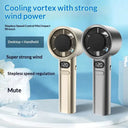 Portable Handheld Fan - USB Rechargeable Turbo