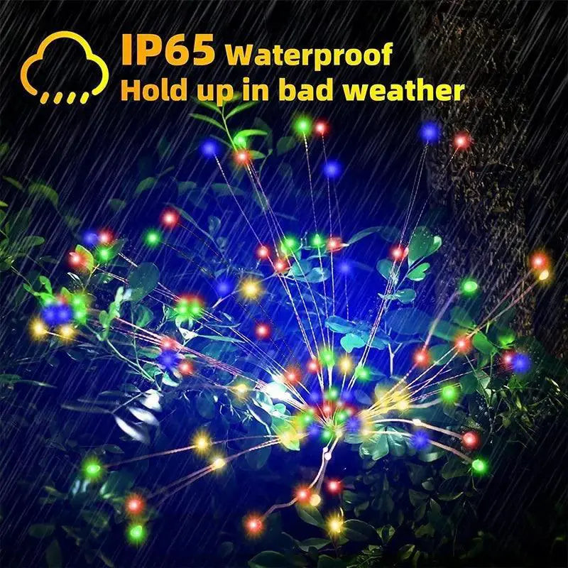 Remote Controlled Solar Fairy Lights For Outdoor Displays