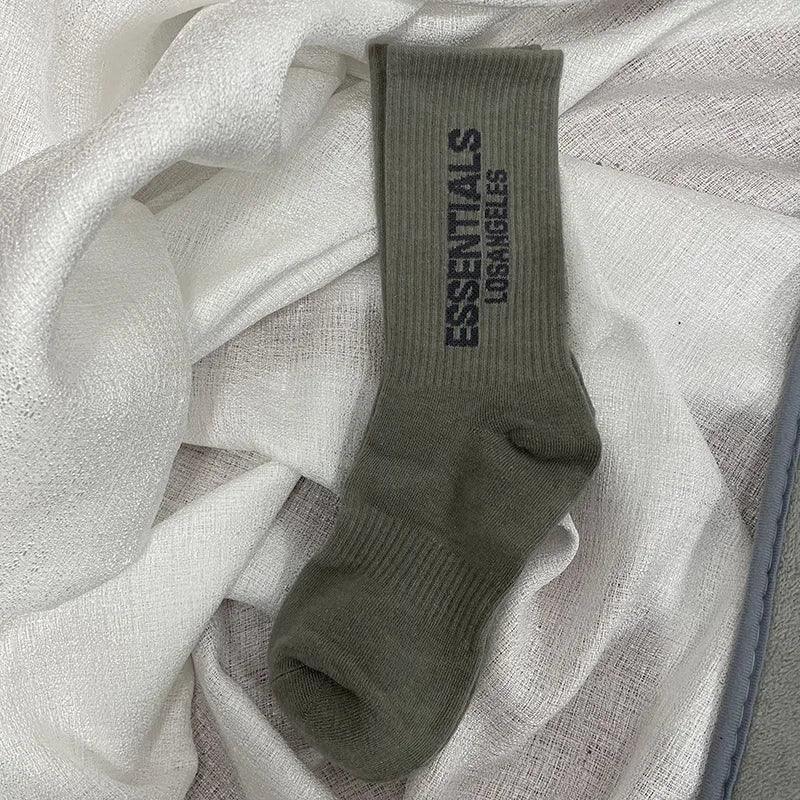 Unisex Lettered High Socks Set for Everyday Comfort Style