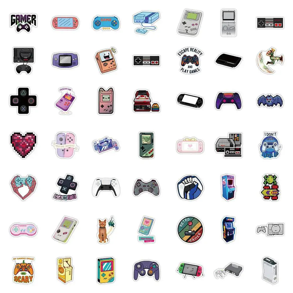 10/25/50pcs Retro Video Games Graffiti Stickers for Gamers - OurLum.com