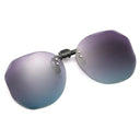 Trendy Women's Clip-on Polarized Sunglasses with UV Protection