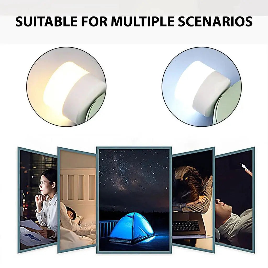 1/10Pcs Mini USB Night Light Warm White Eye Protection Lamp - OurLum.com
