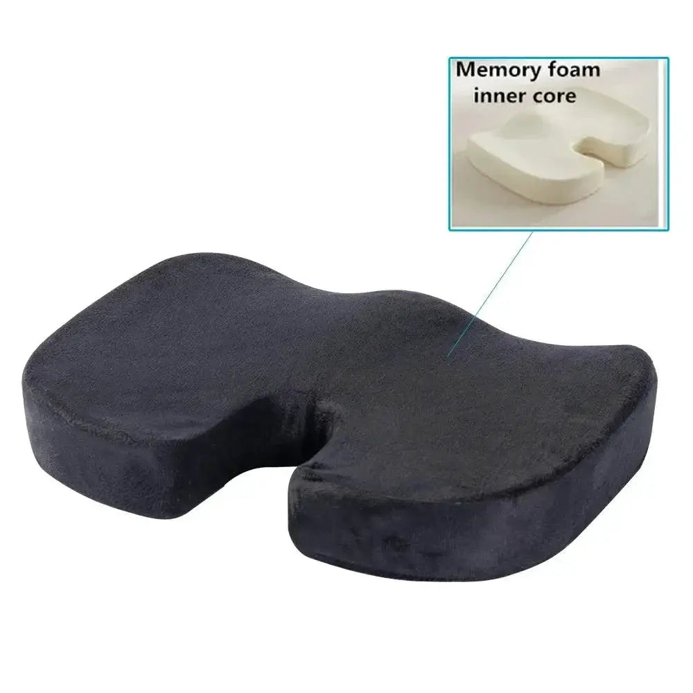 Memory Foam U Shape Bamboo Gel Seat Cushion for Comfort