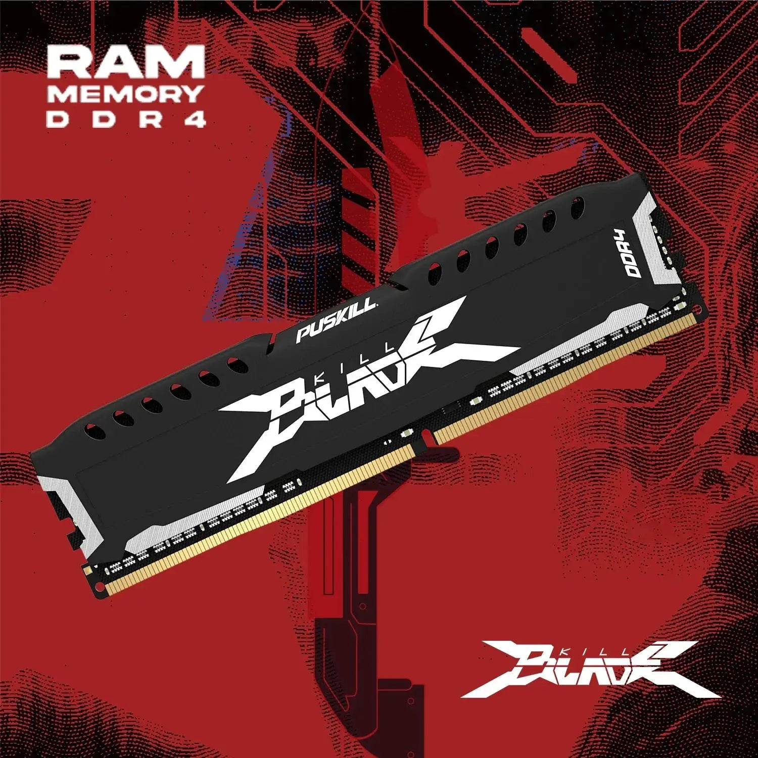 PUSKILL DDR4 RAM 16GB 3200MHz UDIMM Memory For Desktop