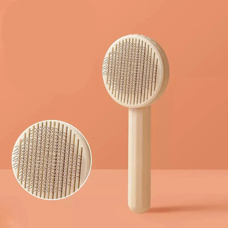 Pet Hair Removal Comb Self Cleaning Slicker Brush Grooming