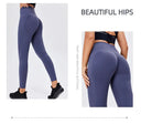Nude Yoga Pants for Women High Waist Seamless Hip Lifting Fitness Design
