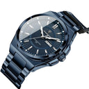 POEDAGAR Men Quartz Watch Steel
