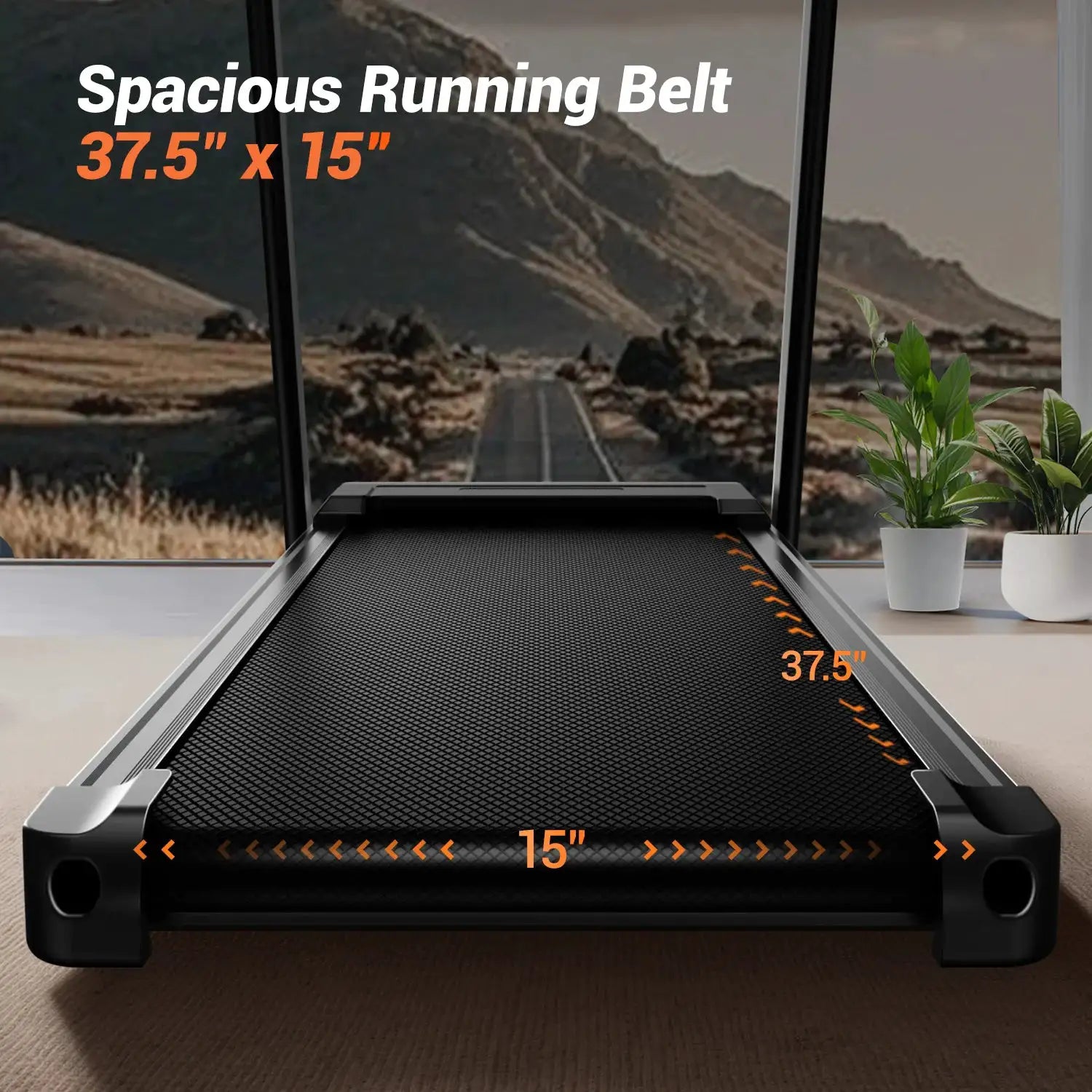 UMAY Tapis de Course Pliable pour Maison – Inclinaison 15%, Vitesse 12 km/h, Moteur 3.0 HP, Écran LED, Capacité de Charge 136 kg