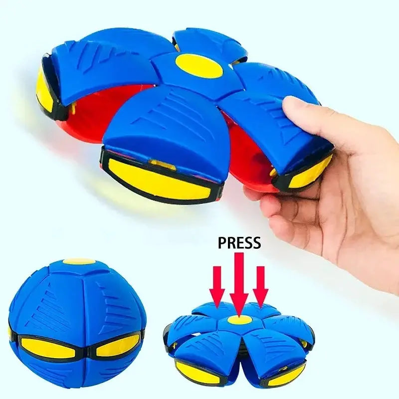 Magic UFO Deformation Stomp Ball Dog Toy Outdoor Fun