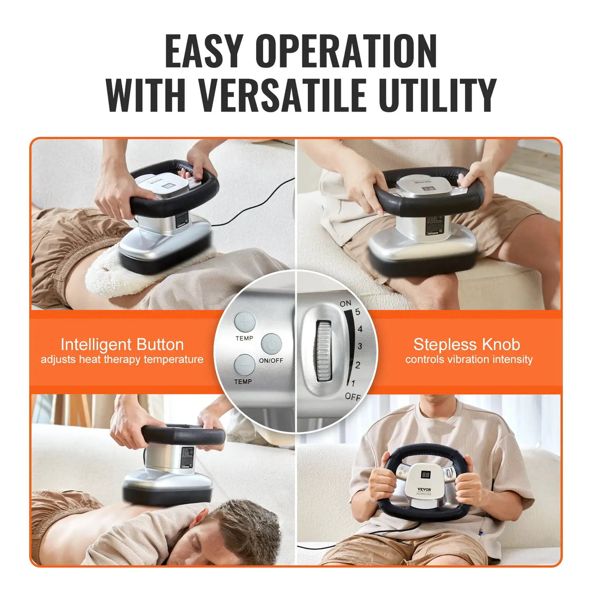 SucceBuy Chiropractic Massager Variable Speed Vibrating Therapy — product view 6