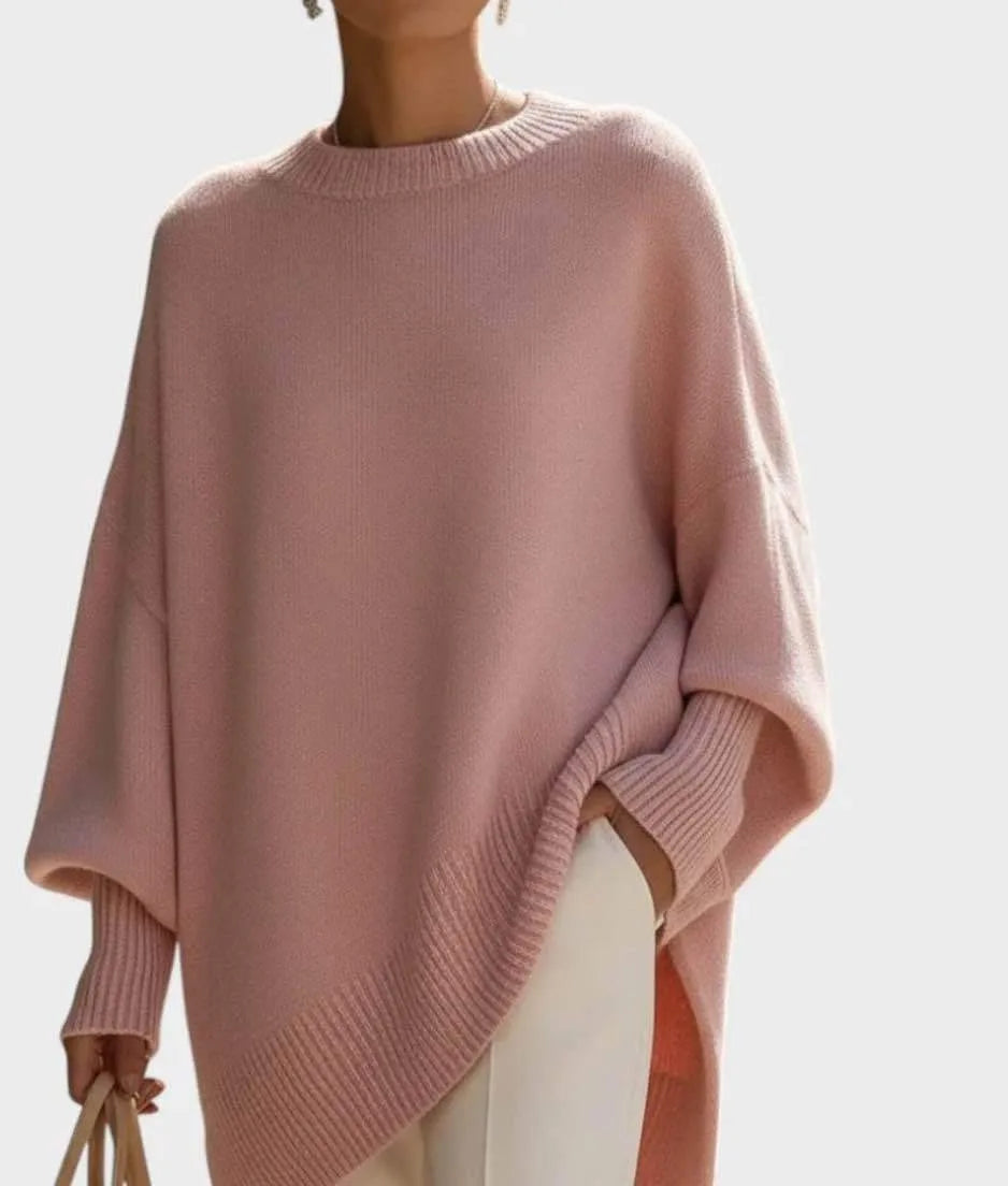 Thick Drop Shoulder Crewneck Sweater