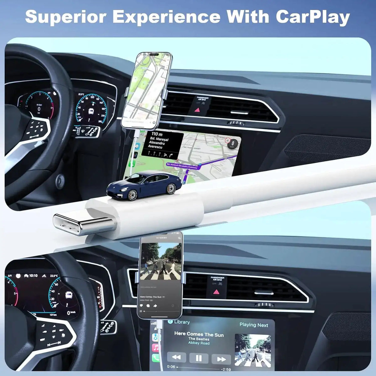 Fast Charging USB C Data Cable for Iphone 17 Pro Max 15 16 Huawei Xiaomi Samsung Charger Cord Type C Line White 3A Wire Carplay