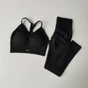 Peach High-Waisted Hip-Lift Yoga Suit Breathable