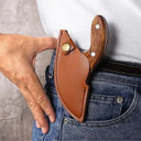 Versatile Stainless Steel Boning Knife with Wood Handle