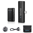 Boya Bywmics5 Wireless Lavalier Microphone Kit For Iphone Android Youtube Vlogging