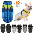 Winter Dog Jacket with Harness Stylish Warm Coat for Dogs