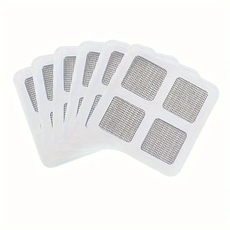 Mesh Hair Filter Stickers Shower Drain Covers For Hair Clogs