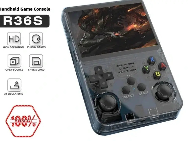 128G Retro Handheld Game Console With 3.5 Inch IPS Screen
