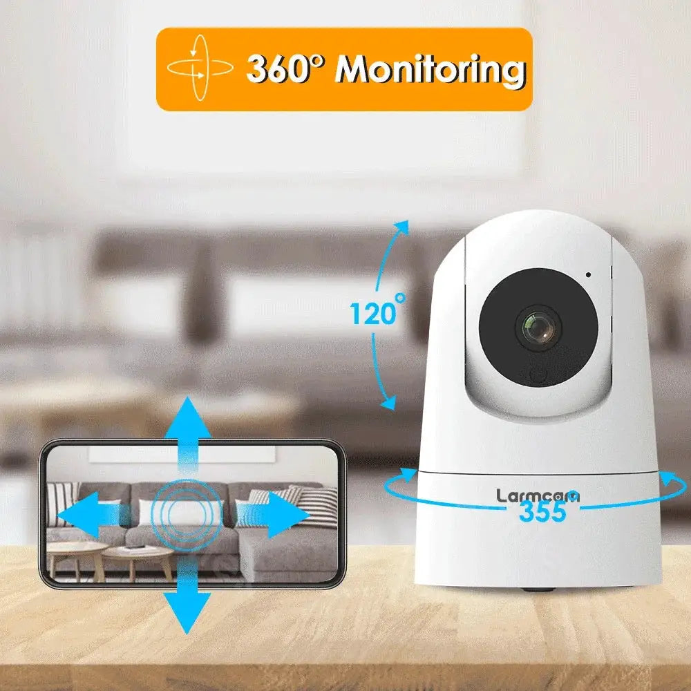 2K 4MP AI Baby Monitor With Night Vision And Smart Tracking